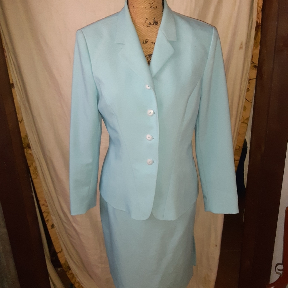Light blue 2 piece suit